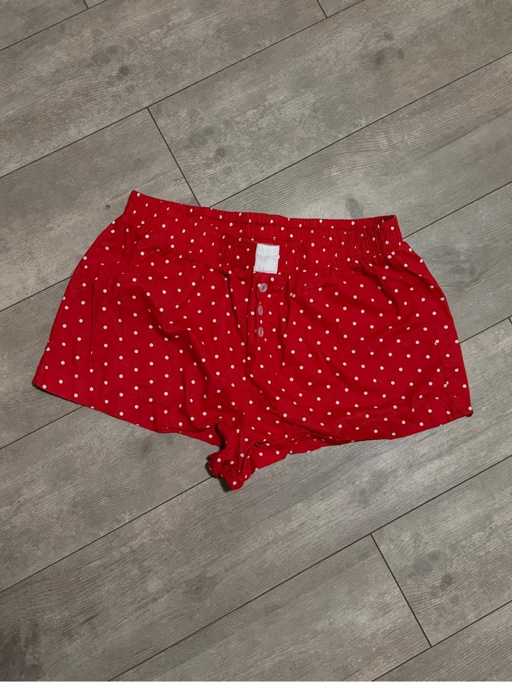 Red Polka Dot Sleep Shorts